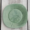Тарелка зеленая 19 см.