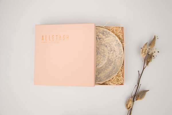 Блюдо Alletash Blue Ice. Эксклюзивный подарок для женщин ручной работы