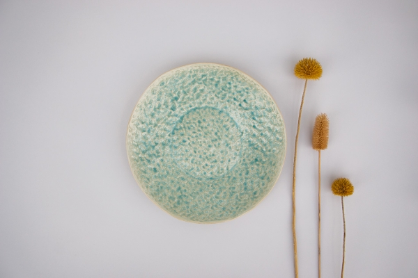 Блюдо Alletash Turquoise Infinity. Эксклюзивный подарок для женщин ручной работы