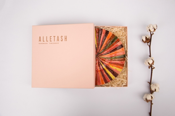 Блюдо Alletash Alysseum Flower. Эксклюзивный подарок для женщин ручной работы