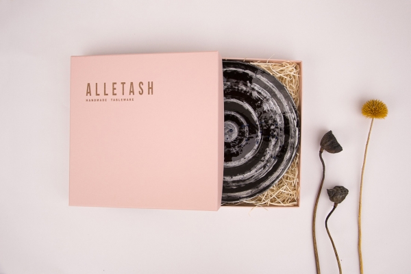 Блюдо Alletash Collapsar Blast. Эксклюзивный подарок для женщин ручной работы