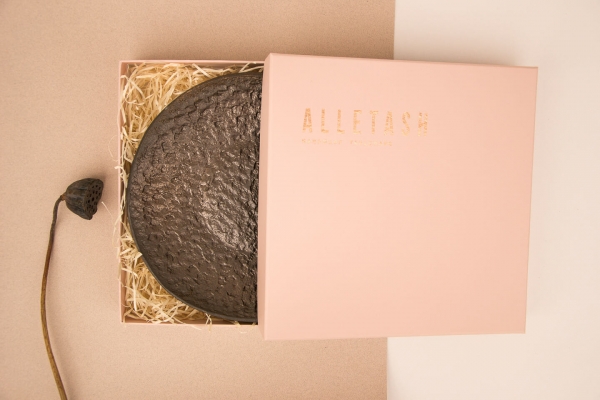 Блюдо Alletash Dark Gold. Эксклюзивный подарок для женщин ручной работы
