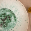 Блюдо Alletash Green Nebula. Эксклюзивный подарок для женщин ручной работы